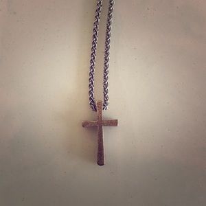 Petite Latin Cross Necklace